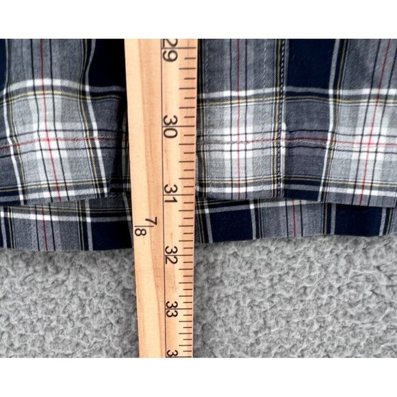 Ralph Lauren Chaps Mens XL Shirt Short Sleeve Button-Down Multicolor Plaid - Picture 8 of 12